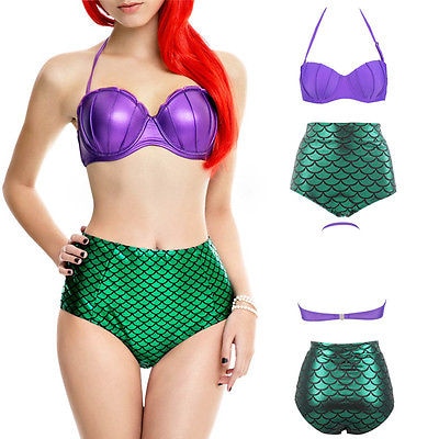 2 Piece and high swimsuit