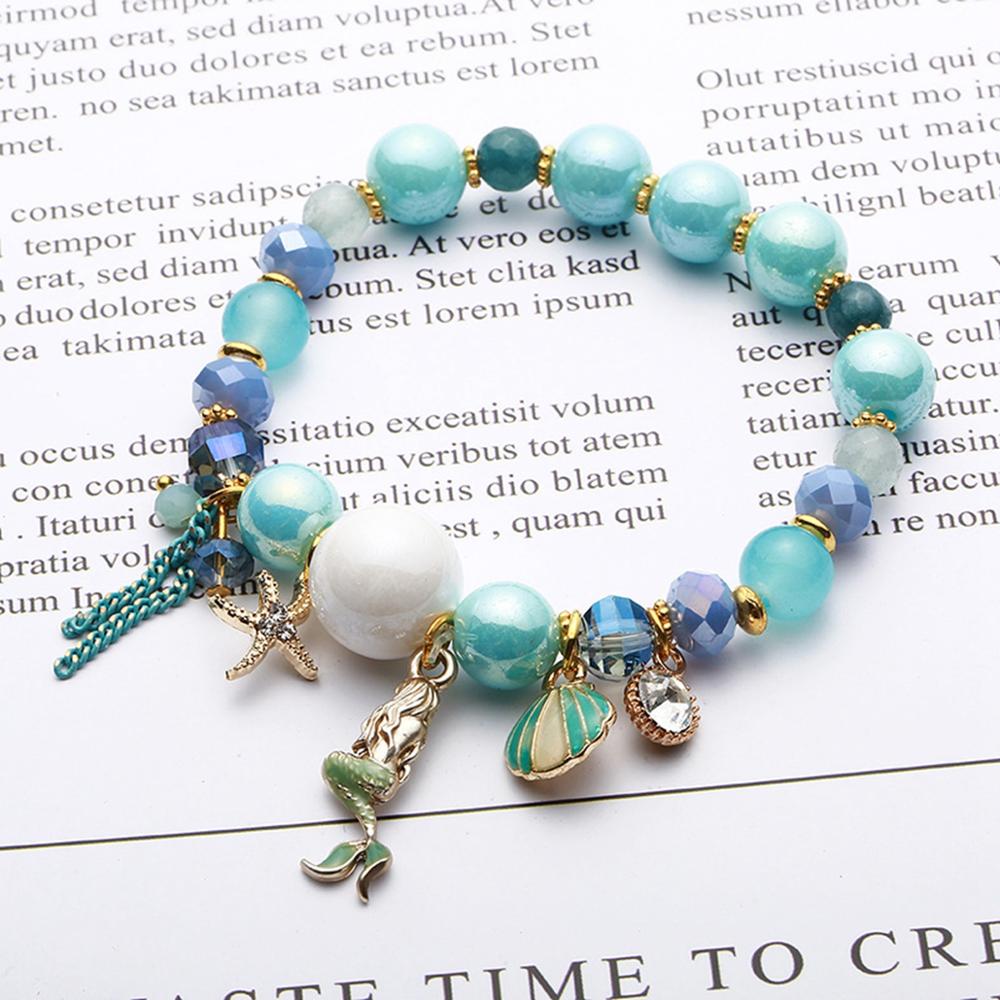 Light blue mermaid bracelet