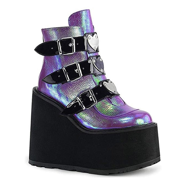 Hologram Platform Shoe