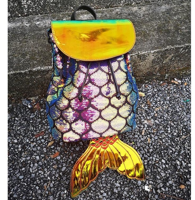 Mermaid tail bag