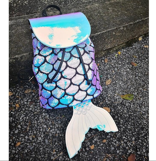 Mermaid tail bag