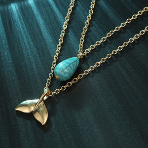 Mermaid tail necklace and sea ball