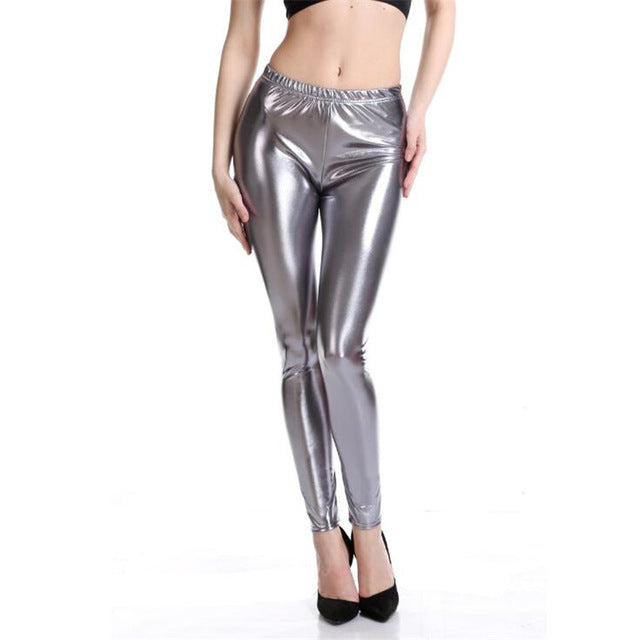 Leggins design Mermaid scales and metal