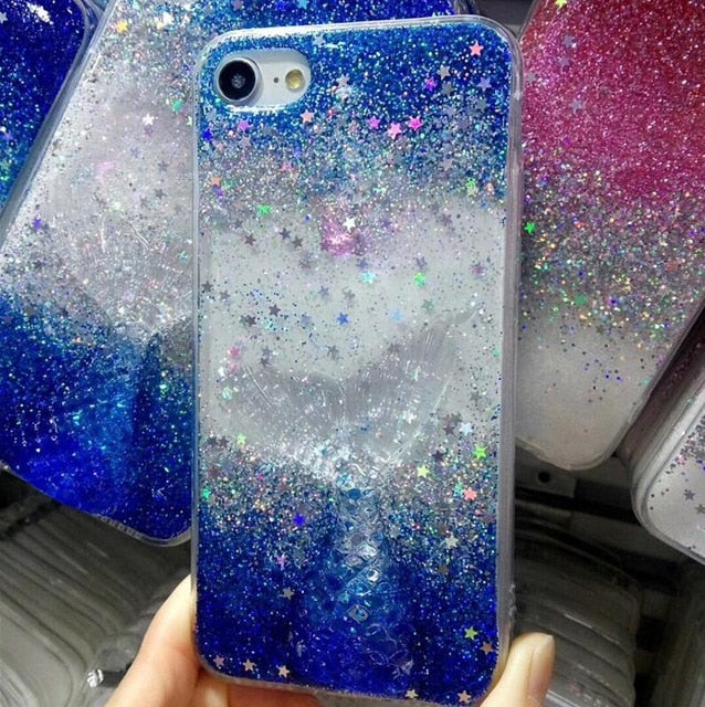 Protective cover for mermaid mobile phone