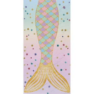 Mermaid bath towel