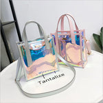 Handbag and transparent shoulder, mermaid shines