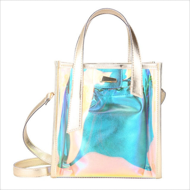 Handbag and transparent shoulder, mermaid shines